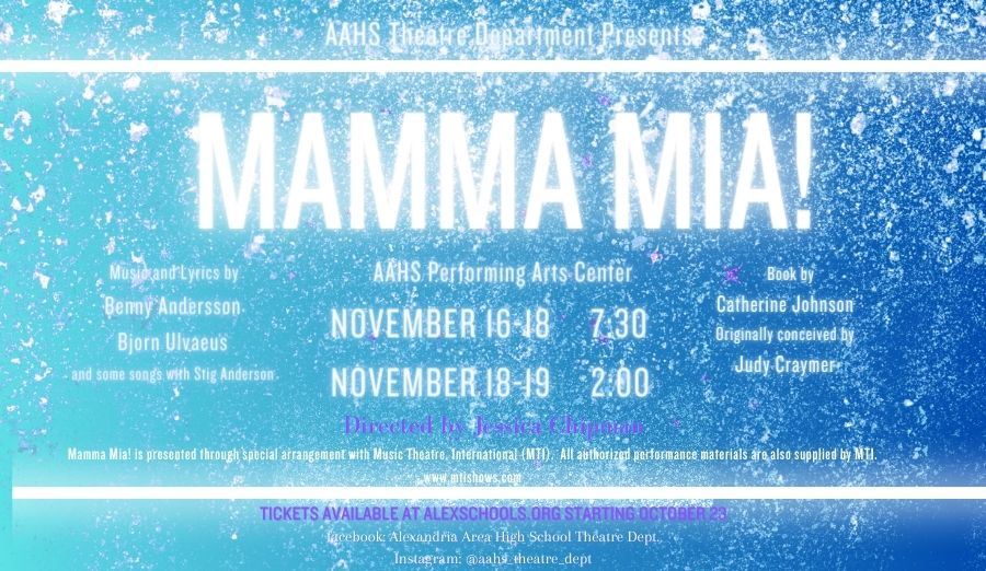  Mamma Mia promotional graphic for website